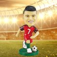 thumbnail image 4 of Muñecas De Estrellas De Fútbol Muñecas de estrella de fútbol de resina estatua de estrella de fútbol con cabeza temblorosa pintada a mano (C 12cm), 4 of 6