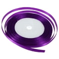 thumbnail image 3 of MOKKHNB Fabric Ribbon Dark Purple Polyester 1Pcs 25 Yard Long, 3 of 8