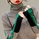 thumbnail image 5 of Suéter de cuello alto Alobee nuevo para mujer, suéter de punto fino popular, suéter de calle, suéteres dulces, jersey de mujer que combina con todo, 5 of 5