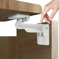thumbnail image 1 of 12 Pack Child Proofing Cabinet Locks White,Baby Safety Latches with Strong Adhesive,Baby Proof Latch Lock for Kitchen Cabinets Cupboards Drawers Doo, 1 of 5
