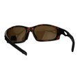 thumbnail image 4 of Mens TAC Polarized Lens Aerodynamic Warp Sport Performance Plastic Sunglasses Tortoise Brown, 4 of 4