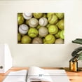 thumbnail image 3 of Elephant Stock Softball Collection Wall Art - Horizontal Canvas Wall Art - Living Room Wall Decor - Sports Canvas - Beige And Yellow Decor - 12" x 8", 3 of 8