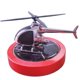 thumbnail image 3 of Ambientador solar para coche, modelo pequeño de helicóptero, para vehículos, hogar, rojo 95 mm x 62 mm, 3 of 5