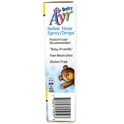 (2 pack) Ayr Baby Saline Nasal Spray/Drops, 1 Oz.
