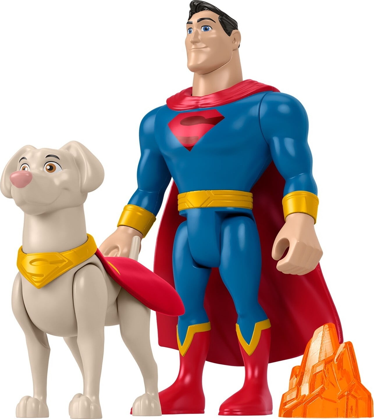 Fisher-Price DC League of Super-Pets Superman & Krypto Action Figure Set -  