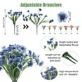thumbnail image 3 of Armscye 28 Bundles Artificial Flowers for Outdoor, Not Fade Fake Plastic Flowers, Faux Plants for Decoration,Hanging Planters Indoor, Outside Garden, Window, Home, Wedding, Farmhouse, 3 of 8