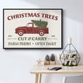 thumbnail image 5 of Christmas Farm Sign Collection A - Framed Gallery Wrapped Holiday Canvas - 17 x 25 - Black Frame, 5 of 8