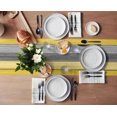 thumbnail image 3 of GFDYREE Thanksgiving Burlap Linen Rustic Table Runners 72 Inches Long, Retro Barn Wood Gray Yellow Table Runner Farmhouse Style for Coffee Table, Holiday Parties, Wedding, Events Dinner, Hom, 3 of 7