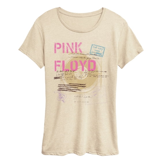 Pink Floyd - Pink Floyd Lyric Drafts - Women's Short Sleeve Graphic T-Shirt
