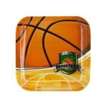 8 pack team sports basketball 7 1/8 inch plates