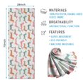 thumbnail image 2 of 70x26 Inch Yoga Towel, Sweat Absorbent Non-Slip Mat for Hot Yoga, Pilates & Fitness,Dachshund Pattern White Pattern, 2 of 5