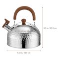 thumbnail image 2 of Hervidor de té de té de té de hervidor de hervidor de acero inoxidable hervidor de té silboso, 2 of 6