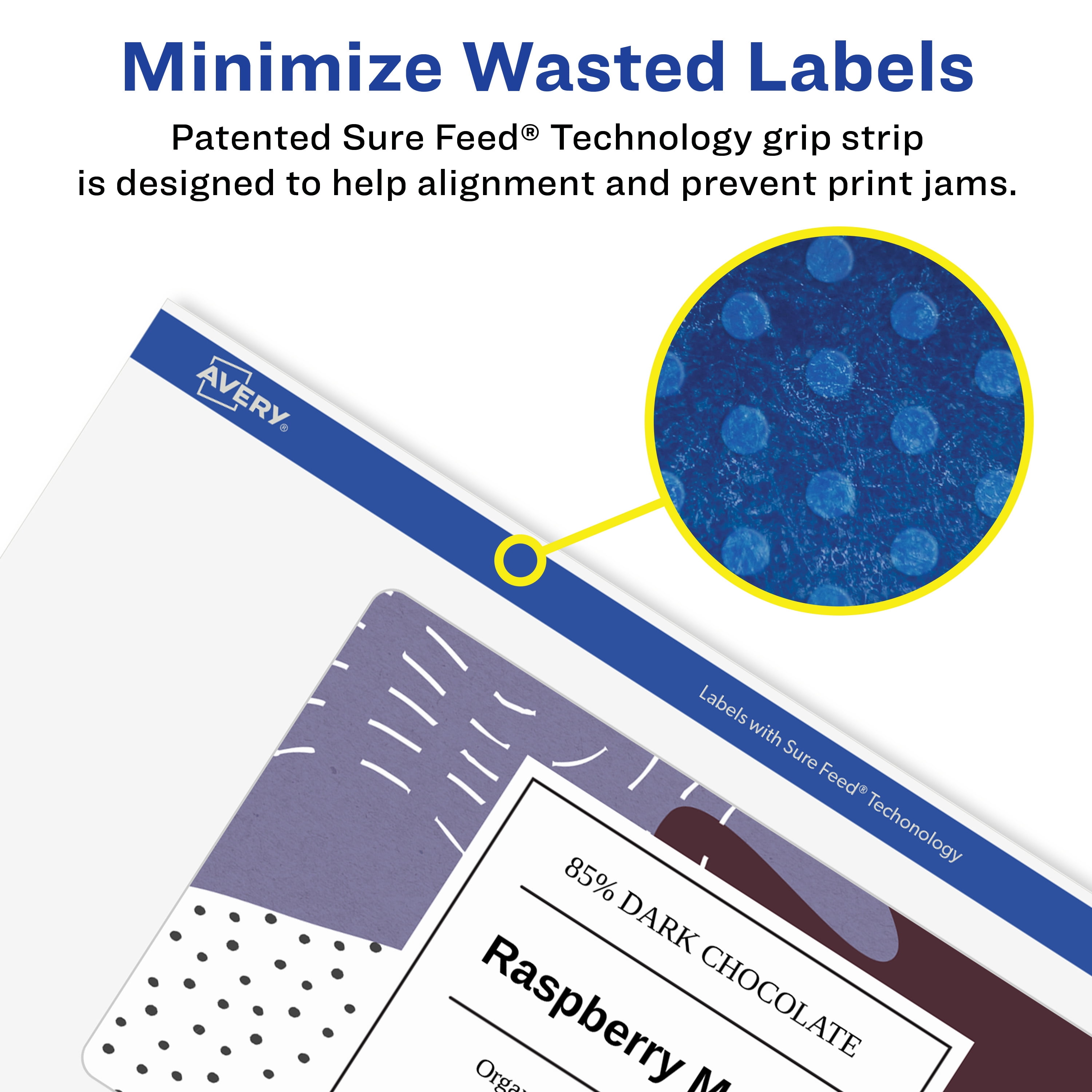 Avery Removable Rectangle Labels, 3" x 5", 75ct
