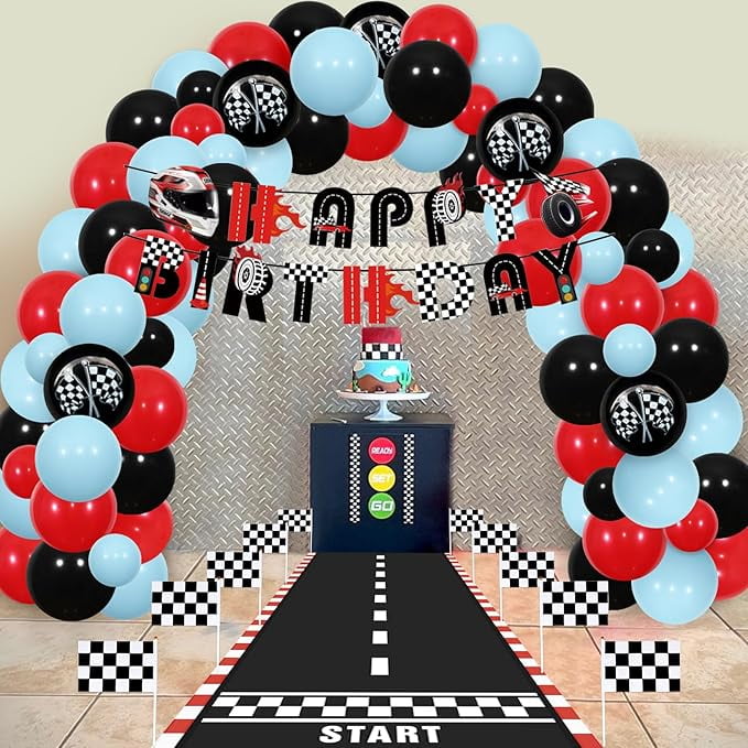 25 stuks Hot Wh-els taartdecoratie en topper voor jongens' verjaardag