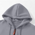 thumbnail image 7 of Casual Hooded Jackets for Men Zip Up Long Sleeve with Pockets Outdoor Jacket, 7 of 7