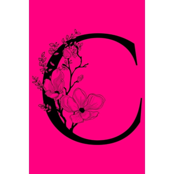 C: Monogram Initial Notebook: Customized Monogrammed Gift Journal To Write In, (Paperback)