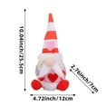 thumbnail image 3 of Steadline Valentine Heart Gnome Plush Doll with Faceless Design,Cute Romantic Gift Ornament for Home Decor Tabletop Display and Festive Party Setup Celebration,Adorable Figurine Decoration Piece, 3 of 7