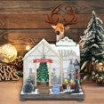 thumbnail image 4 of LED Lights Luminous Christm House Luminous Christmas Church Building Set A Green Fernando Casa de miniaturas, 4 of 8