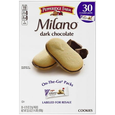 Product Of Pepperidge Farm Milano Dark Chocolate Cookies (30 Pk.) - For Vending Machine, Schools , parties, Retail