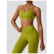thumbnail image 3 of Sujetadores de entrenamiento de yoga con tiras y espalda abierta for mujer, almohadillas extraíbles entrecruzadas de soporte bajo for gimnasio deportivo, 3 of 7