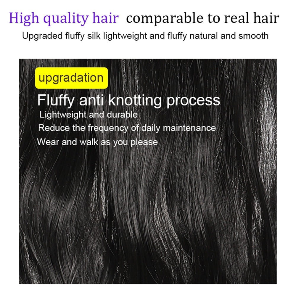 40 Inch Ultra Long Wavy Hair Clip in Hair Extensions One Piece Long Thick Synthetic Hairpieces with 5 Clips for Party Cosplay and Various Occasions
