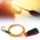 thumbnail image 5 of Correa de seguridad elástica para remo de kayak con mosquetón para remar, color naranja, 5 of 10