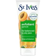 St. Ives Fresh Skin Exfoliating Face Scrub, Apricot Facial Exfoliator 6 oz