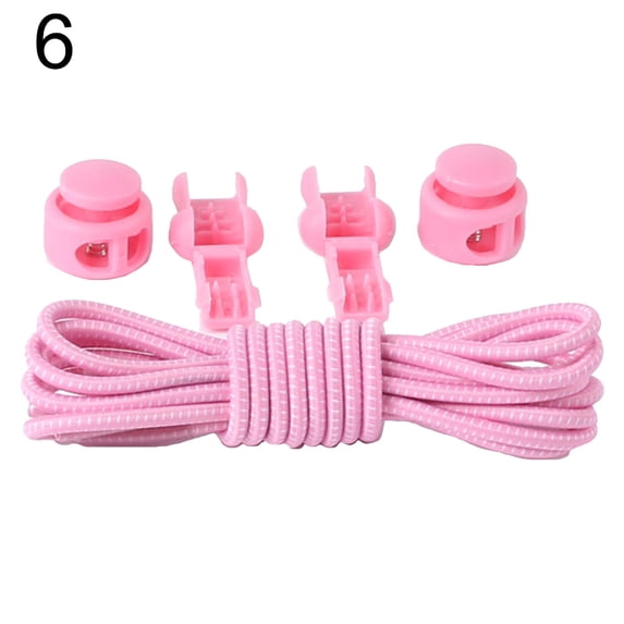 COOLL 100cm No Tie Shoelaces Stretching Lock Lace Locking Sneaker Elastic Shoe Laces