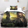 thumbnail image 2 of Johnny Depp 2 Piece Bedding Set with 3D Star Duvet Cover - Microfiber Bedding Set with Zipper Closure Single, 2 of 5