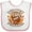 White and Pink, variant on Inktastic Thanksgiving Football Turkey Day Boys or Girls Baby Bib