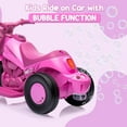 thumbnail image 4 of NEILA 6V 15W Kids Motorcycle with Bubble Function Battery Powered Ride on Motorbike Toy With LED Headlights, Music, 3 Wheels Kids Ride On Bubble Motorbike,for Kids Ages 3+ Boys Girls Pink, 4 of 7