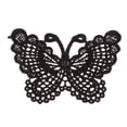 thumbnail image 3 of 5 piezas mariposa coser en apliques insignia do brillante busto Negro Sunnimix parches de encaje, 3 of 6