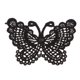 thumbnail image 3 of 5 piezas mariposa coser en apliques insignia do brillante busto Negro Sunnimix parches de encaje, 3 of 6