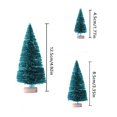 thumbnail image 1 of ziyahi Christmas Mini Tree Home Office Hotel Tabletop Tree Decor Holiday Desktop Ornament, 28 Pcs/set, Blue Green, 1 of 5