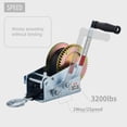 thumbnail image 3 of OPENROAD Strap Gear Winch with 26FT Steel Cable and Hook, Manua, 3 of 6