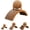 L, variant on Interactive Cat Scratching Ball on Stand, Wobble Ball Scratcher with Arch Bridge Design, Sisal Rope Scratch Board, Spinning Toy for Indoor Cats (S)