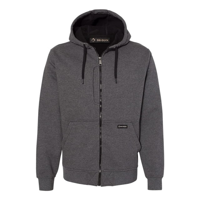 DRI DUCK Bateman Veste à Fermeture Éclair Complète en Molleton Bonded Power 2.0, 3TG, Oxford Foncé