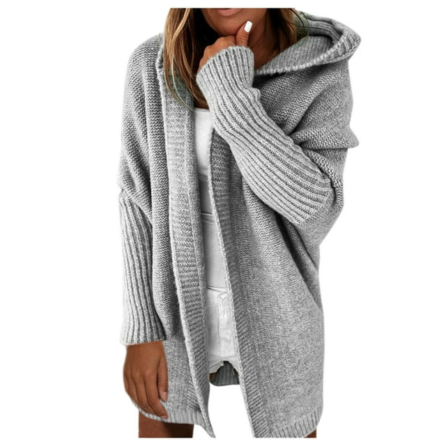 Women Solid Color Coat Long Sleeve Cardigan Warm Winter Overcoat Fluffy Jacket Windproof Outer Coat Button Down Overcoat
