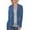 Light Blue, variant on Women'S Velvet Jacket Casual Button Up Lapel Long Sleeve Cardigan Suits Business Coat with Pockets Light Blue S