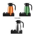 thumbnail image 2 of Car Kettle Boiler Temp Display Heater Hot Water Kettle For Tea Milk, 2 of 4
