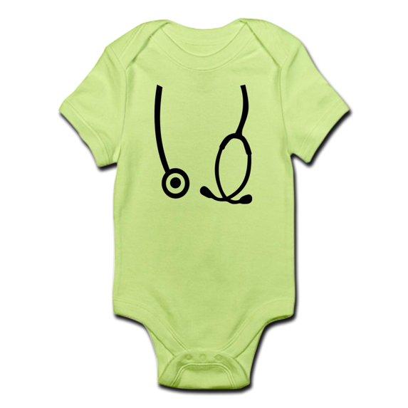 CafePress - Stethoscope Doctor Infant Bodysuit - Baby Light Bodysuit
