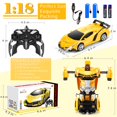 thumbnail image 5 of Dolanus Remote Control Car - Transform Robot RC Cars Contains All Batteries: One-Button Deformation and 360 Degree Rotating Drifting, Present Christmas Birthday Gift for Boys/Girls, 5 of 5