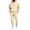 Beige, variant on Delconic Mens Womens Fleece Hoodie and Jogger Sweatpants Set Pullover Hooded Sweatshirt with Drawstring Ankle Pants Two Piece Wine 2XL