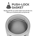 thumbnail image 3 of BruMate Hopsulator Slim Double-walled Stainless Steel Insulated Can Cooler for 12 Oz Slim Cans, Rainbow Titanium, 3 of 5
