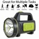 thumbnail image 4 of Usb Rechargeable Ultra Powerful Led Flashlight 135000 Lumens 6000 Mah High Power Waterproof Flashlight For Emergency Hiking Camping Hunting (without S, 4 of 5