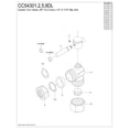 thumbnail image 3 of Kingston Brass CC54302DL 5/8-Inch O.D. Comp x 1/2-Inch or 7/16-Inch Slip Joint Quarter-Turn Angle Shut-Off Valve in Polished Brass, 3 of 5