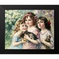 thumbnail image 2 of Vernon, Emile 14x12 Black Modern Framed Museum Art Print Titled - The Three Graces, 2 of 5