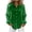 Green, variant on Button Down Shirt For Women Shiny Velvet Sequin Party Long Sleeve Casual Button Front Shirt