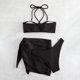 thumbnail image 3 of Conjunto Cómodo de Traje de Baño de Mujeres, Traje de Baño Sexy Y de Moda de Color Sólido para las Vacaciones en la Playa, 3 of 6