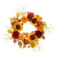 thumbnail image 1 of Couronne de Tournesol pour Porte d'Entrée Automne Arrangement Floral, 1 of 8